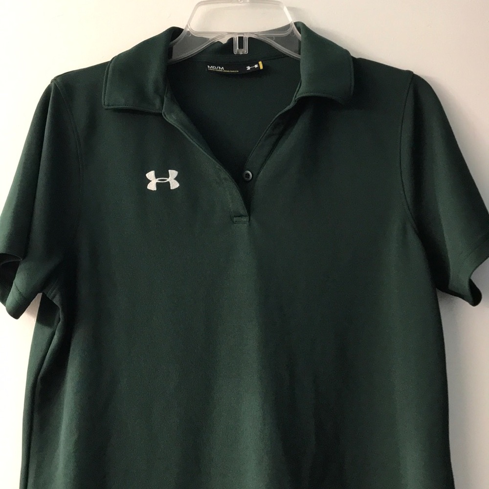 Green Under Armour Polo